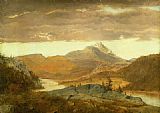 Alexander Helwig Wyant Canvas Paintings - Mountain Vista